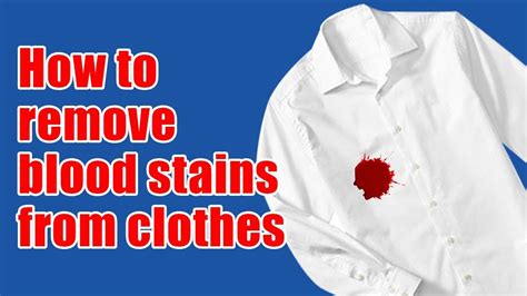 remove fake blood stains from clothes|blood stain removal products.